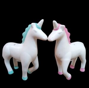 Porcelain Unicorn Salt And Pepper Shakers Target 4.5"T